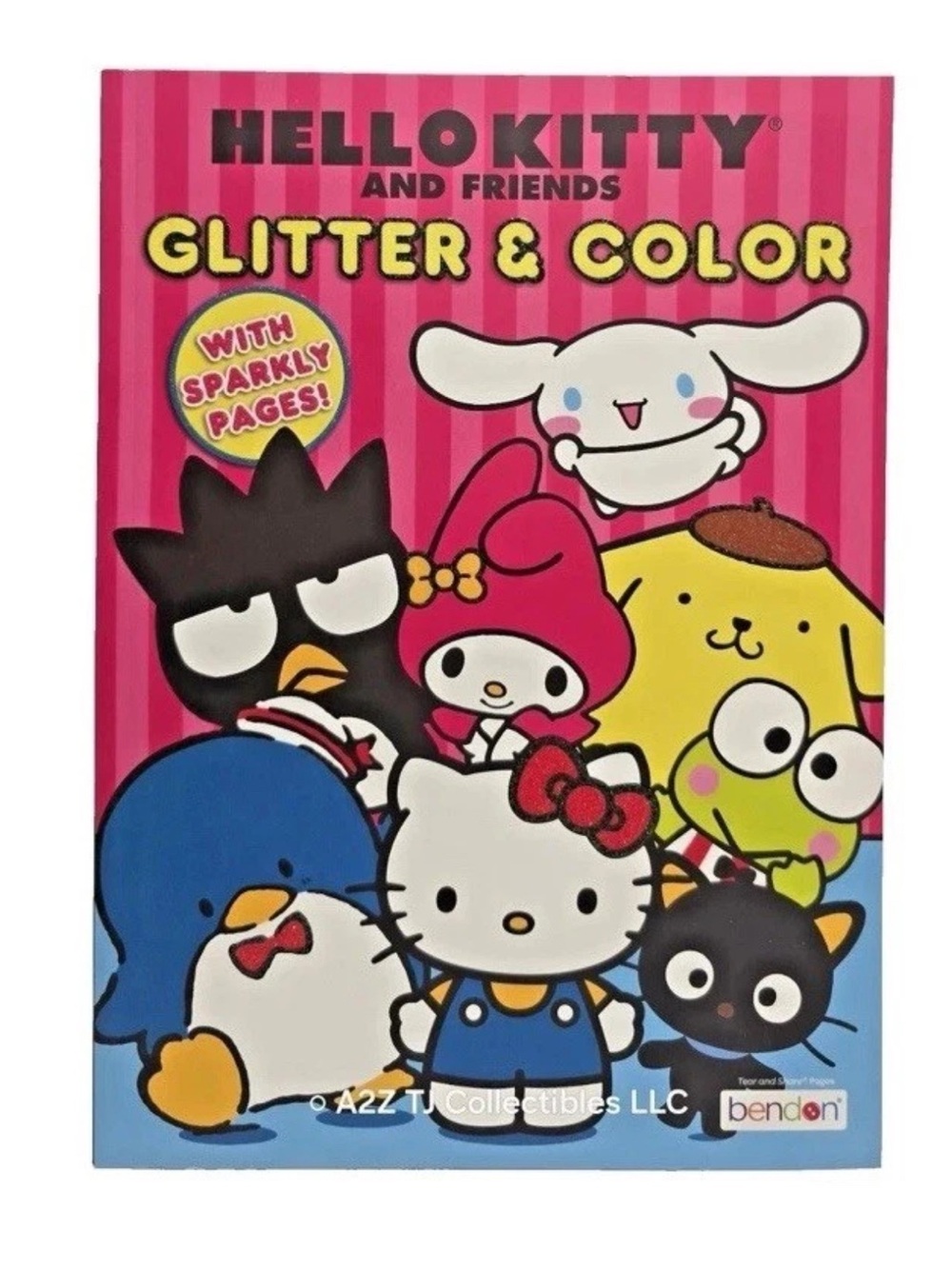 Sanrio Hello Kitty & Friends Activity & Coloring Book Glitter Shimmer Pages
